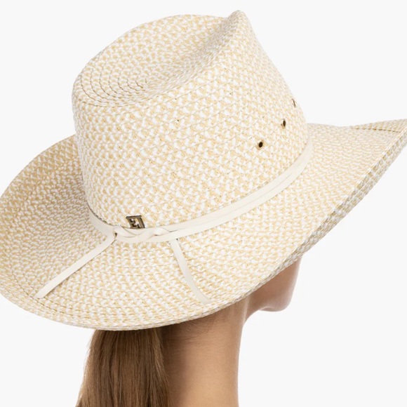 ERIC JAVITS white mix western style hat. Never worn. - Picture 4 of 10